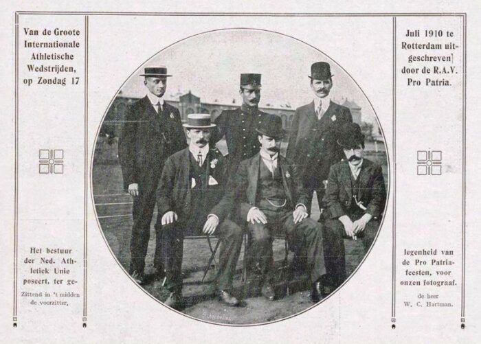 Bestuur Int Nationaal wedstrijd Pro patria1910